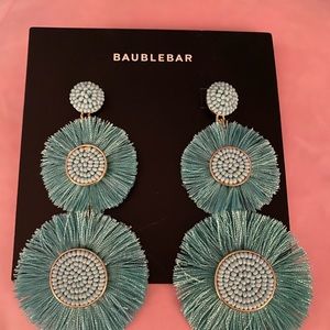COPY - Turquoise/sea foam fringe earrings